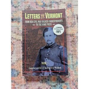 Letters to Vermont Vol 1 Set Donald Wickman (Editor) Signed Paperback